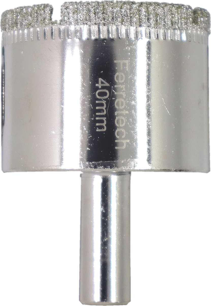 BROCA COPA DIAMANTADA CERÁMICA 40mm