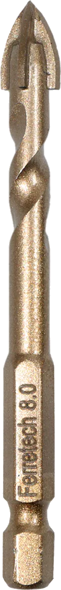 BROCA DOBLE PUNTA FLECHA 8mm