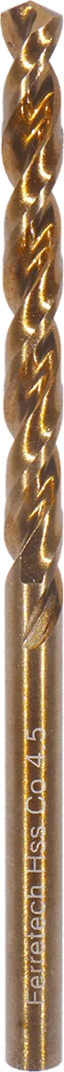 BROCA METAL HSS CO 5% 4.5mm