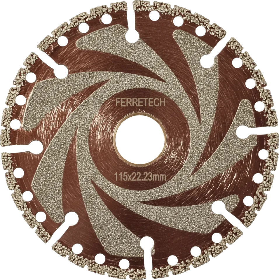 DISCO CORTE DIAMANTADO MULTIPROPOSITO "HIGH PERFORMANCE" 4 1/2" MADERA, METAL, PIEDRA, LADRILLO, PLASTICO