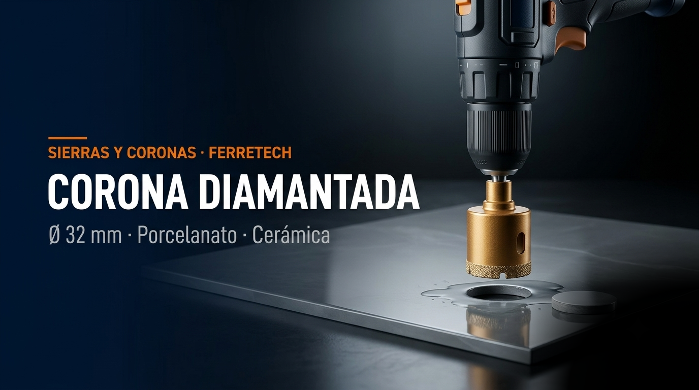 Broca corona diamantada Corona diamantada